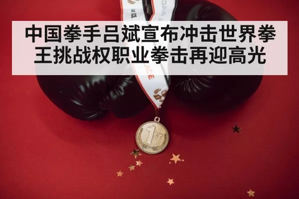 中国拳手吕斌宣布冲击世界拳王挑战权职业拳击再迎高光